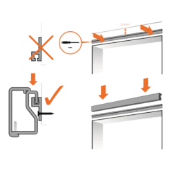 Vliegengordijn Recht - Transparant - 90 X 210cm - Sun-Arts -Huisdecoratie bevestiging vliegengordijn