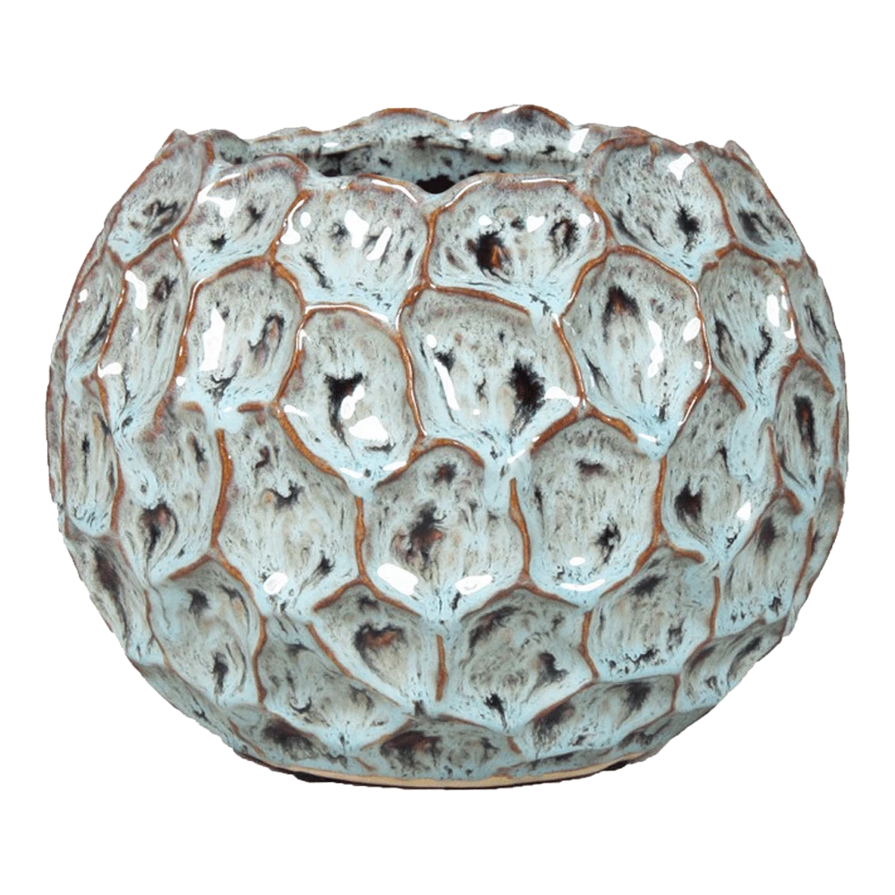 Bloempot Brussel - D30 X H26cm - Groen 1 Bloempot Brussel - D30 X H26cm - Groen