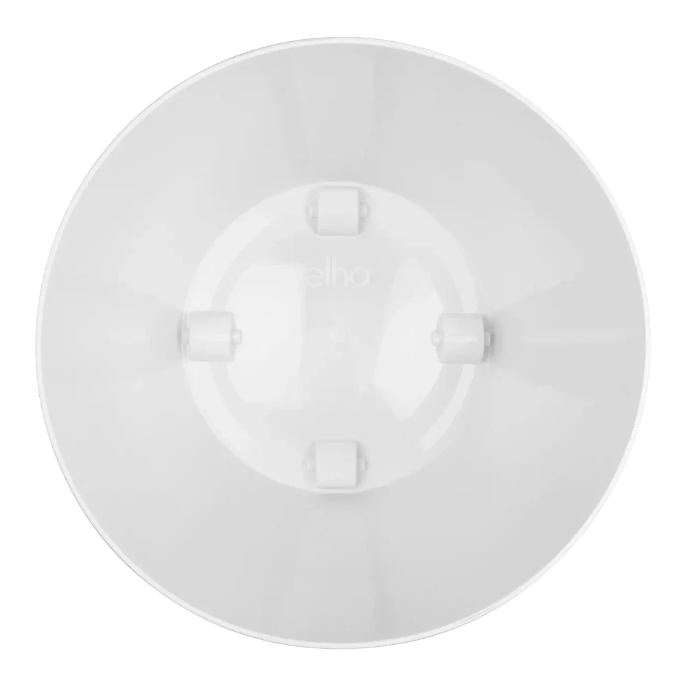 Bloempot Elho Brussels Rond 35cm - Met Wielen - Wit - Afbeelding 3