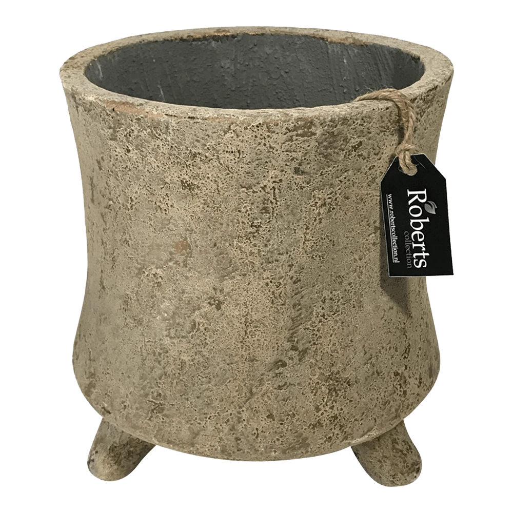 Bloempot Freemont - D30 X H32cm - Cream 1 Bloempot Freemont - D30 X H32cm - Cream