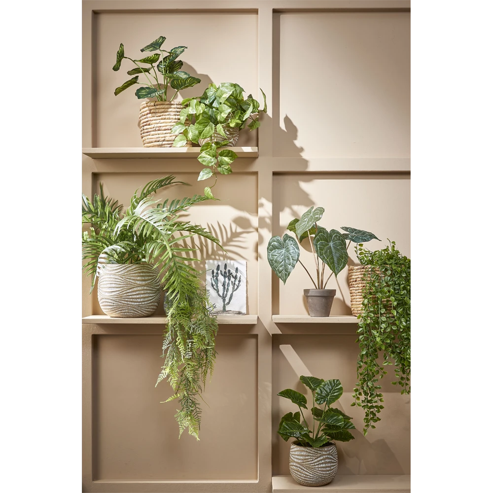 Bloempot Hendrick - D21,5 X H19cm - Creme 3 Bloempot Hendrick - D21,5 X H19cm - Creme - Afbeelding 3