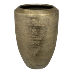 Bloempot Kos Hoog - D26 X H40cm - Goud
