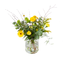 Boeket Vrolijk Geel Middel