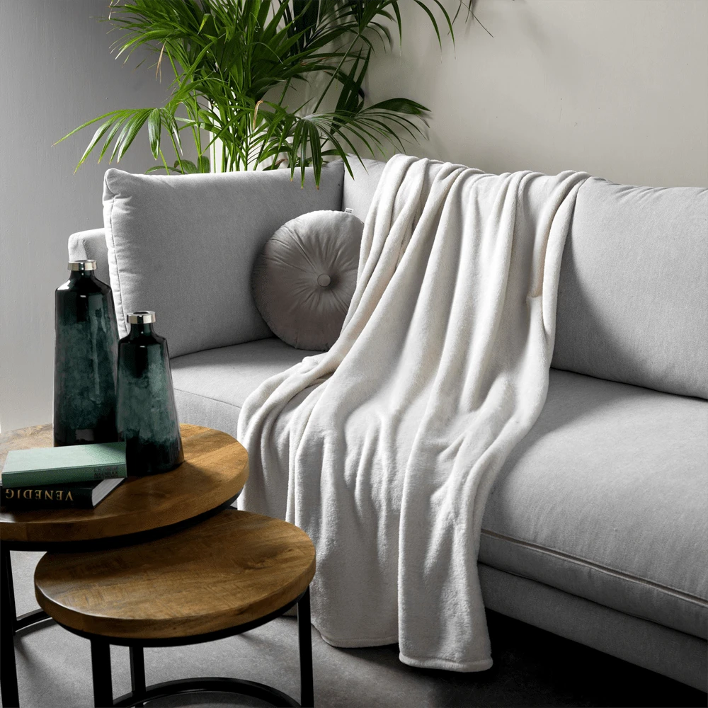 Dutch Decor Plaid Harvey - 150x200cm - Pumice Stone - Afbeelding 2