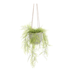 Hangpot Resa - D18,5 X H17cm - Lichtgrijs 8 Hangpot Resa - D18,5 X H17cm - Lichtgrijs -Huisdecoratie hangpot resa d18 5 x h17cm lichtgrijs hangpot 4 1