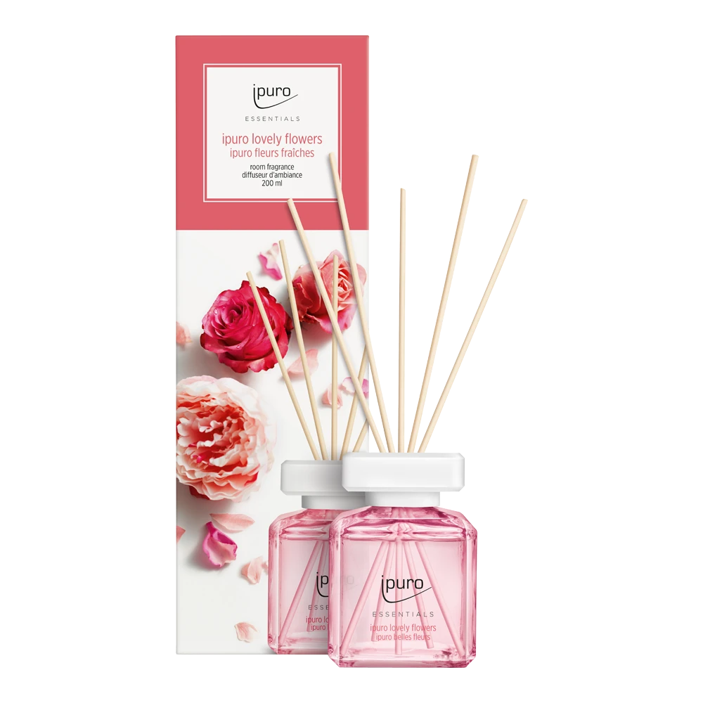 Ipuro Lovely Flowers 200ml - Geurstokjes 1 Ipuro Lovely Flowers 200ml - Geurstokjes
