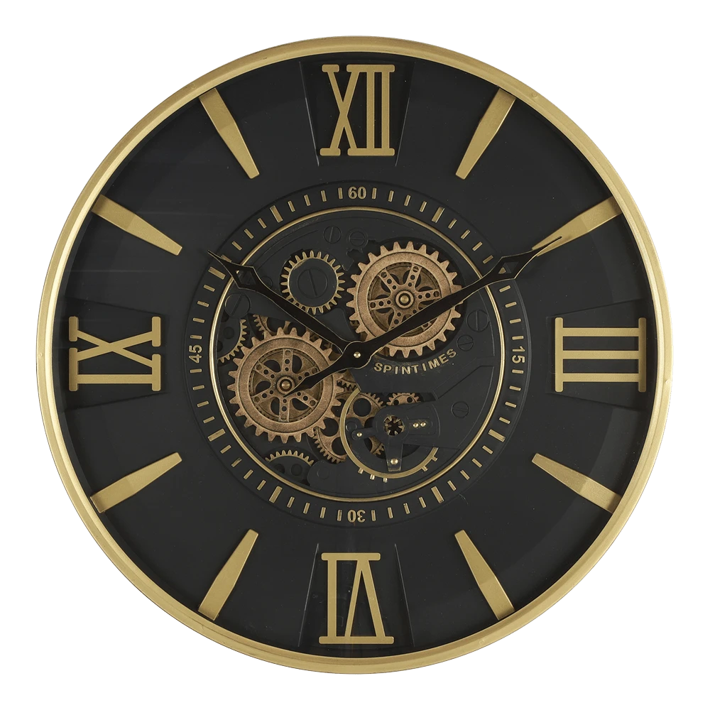 Klok Devon Goud U00f8 60 Cm - Wandklok 1 Klok Devon Goud U00f8 60 Cm - Wandklok