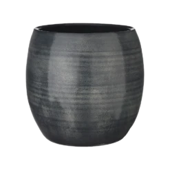 Bloempot Lester - D28 X H26cm - Donkerblauw