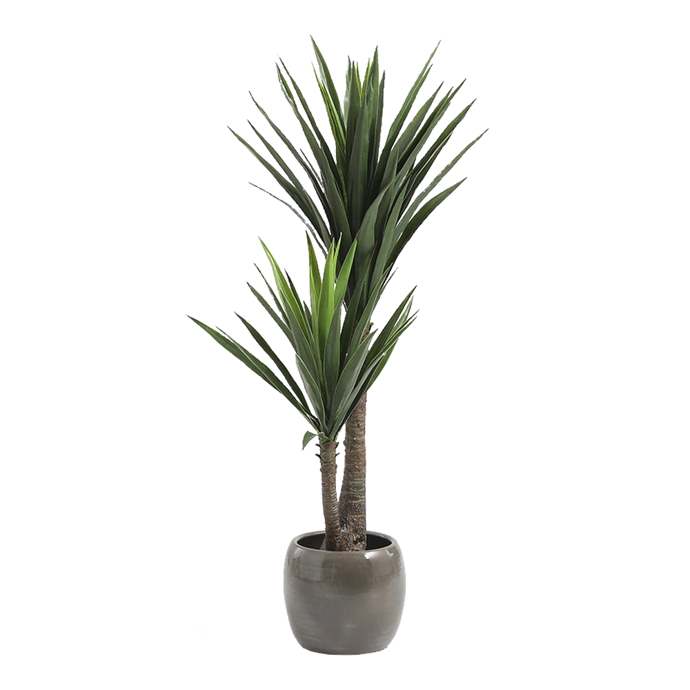 Bloempot Lester - D20 X H18cm - Donkergrijs 2 Bloempot Lester - D20 X H18cm - Donkergrijs - Afbeelding 2