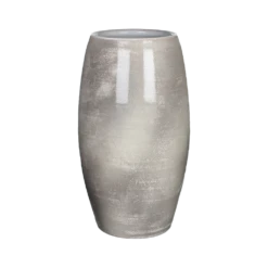 Bloempot Lester Hoog - D30 X H50cm - Lichtgrijs