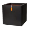 Capi Plantenbak Vierkant Urban Smooth NL - L40 X B40 X H40cm - Zwart