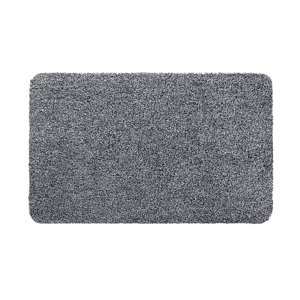 Schoonloopmat Aqualuxe - 80x50cm - Grijs - Deurmat 1 Schoonloopmat Aqualuxe - 80x50cm - Grijs - Deurmat