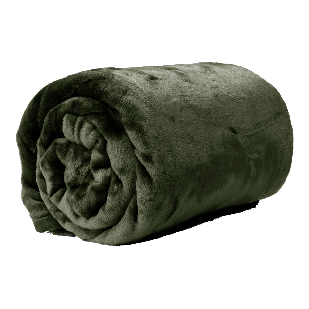 Unique Living Plaid Enzo - 130x180cm - Deep Green 1 Unique Living Plaid Enzo - 130x180cm - Deep Green