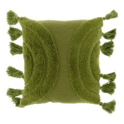 Unique Living Sierkussen Brody - 45x45cm - Olive Green