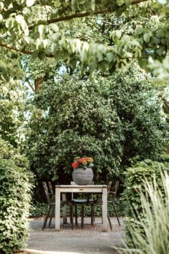 Capi Bloempot Hoog Nature Rib NL - D40 X H32cm - Antraciet -Huisdecoratie vaas bol rib nl 40x32 antraciet bloempot 7 4