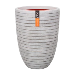 Capi Bloempot Nature Elegant Row NL - D34 X H47cm - Ivoor