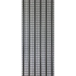 Vliegengordijn Banen - Wit/Zwart/Zilver - 90 X 210cm - Sun-Arts