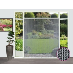 Vliegengordijn Evora - Transparant - 100 X 232cm - Sun-Arts -Huisdecoratie vliegengordijn evora transparant 100 x 232cm sun arts 100 4