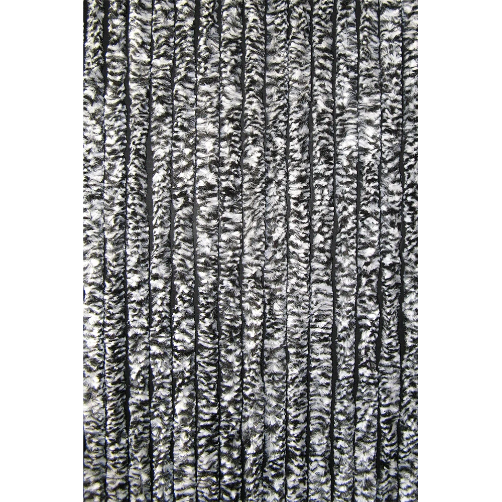 Vliegengordijn Kattenstaart - Wit En Zwart - 90 X 220cm - Sun-Arts 2 Vliegengordijn Kattenstaart - Wit En Zwart - 90 X 220cm - Sun-Arts - Afbeelding 2