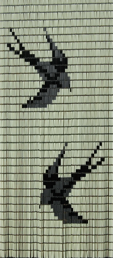 Vliegengordijn Zwaluwen - Creme/Zwart - 100 X 232cm - Sun-Arts 2 Vliegengordijn Zwaluwen - Creme/Zwart - 100 X 232cm - Sun-Arts - Afbeelding 2