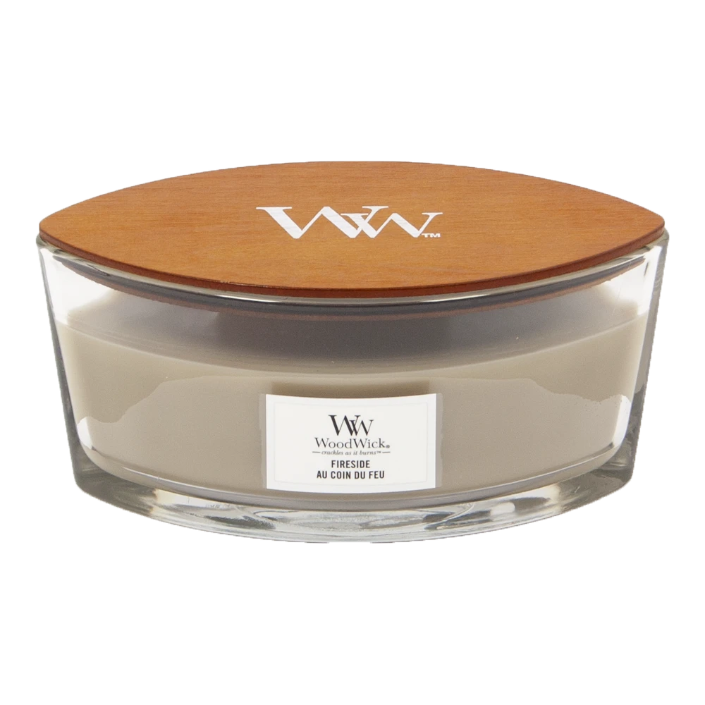Woodwick Fireside Ellipse Candle - Geurkaars 1 Woodwick Fireside Ellipse Candle - Geurkaars