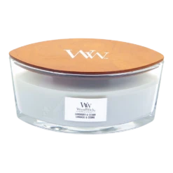 Woodwick Lavender & Cedar Ellipse Candle - Geurkaars
