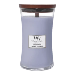 Woodwick Lavender Spa Large Candle - Geurkaars