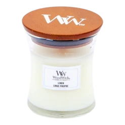 Woodwick Linen Mini Candle - Geurkaars
