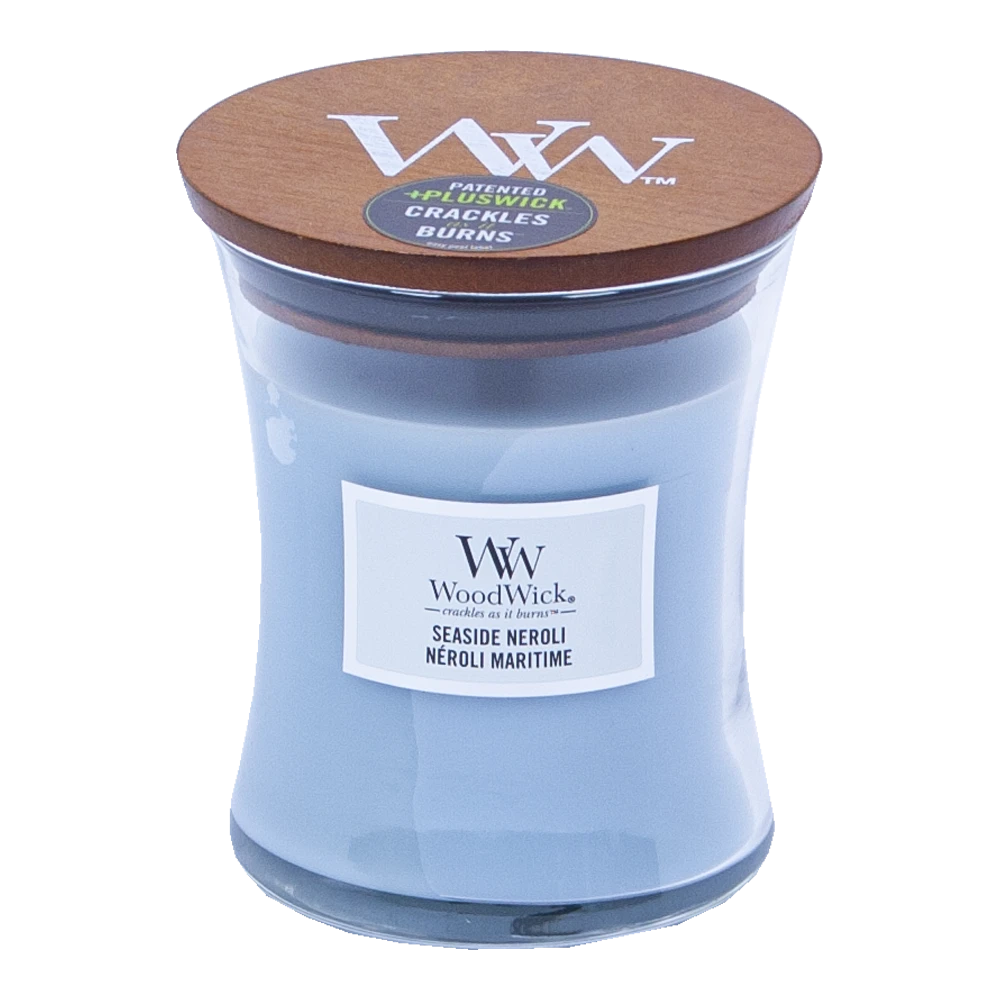 Woodwick Seaside Neroli Medium Candle - Geurkaars 1 Woodwick Seaside Neroli Medium Candle - Geurkaars