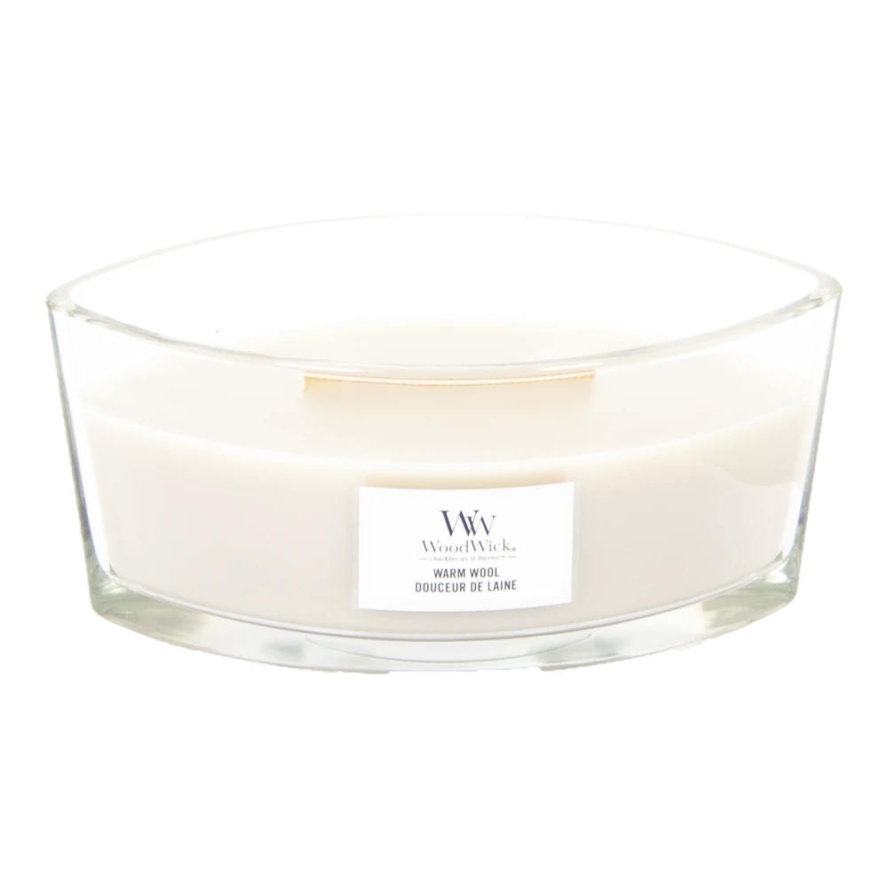 Woodwick Warm Wool Ellipse Candle - Geurkaars 2 Woodwick Warm Wool Ellipse Candle - Geurkaars - Afbeelding 2