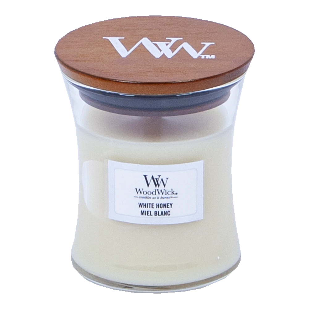 Woodwick White Honey Mini Candle - Geurkaars 1 Woodwick White Honey Mini Candle - Geurkaars