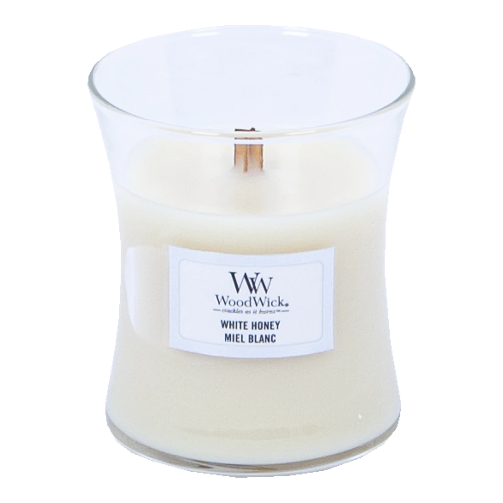 Woodwick White Honey Mini Candle - Geurkaars 2 Woodwick White Honey Mini Candle - Geurkaars - Afbeelding 2